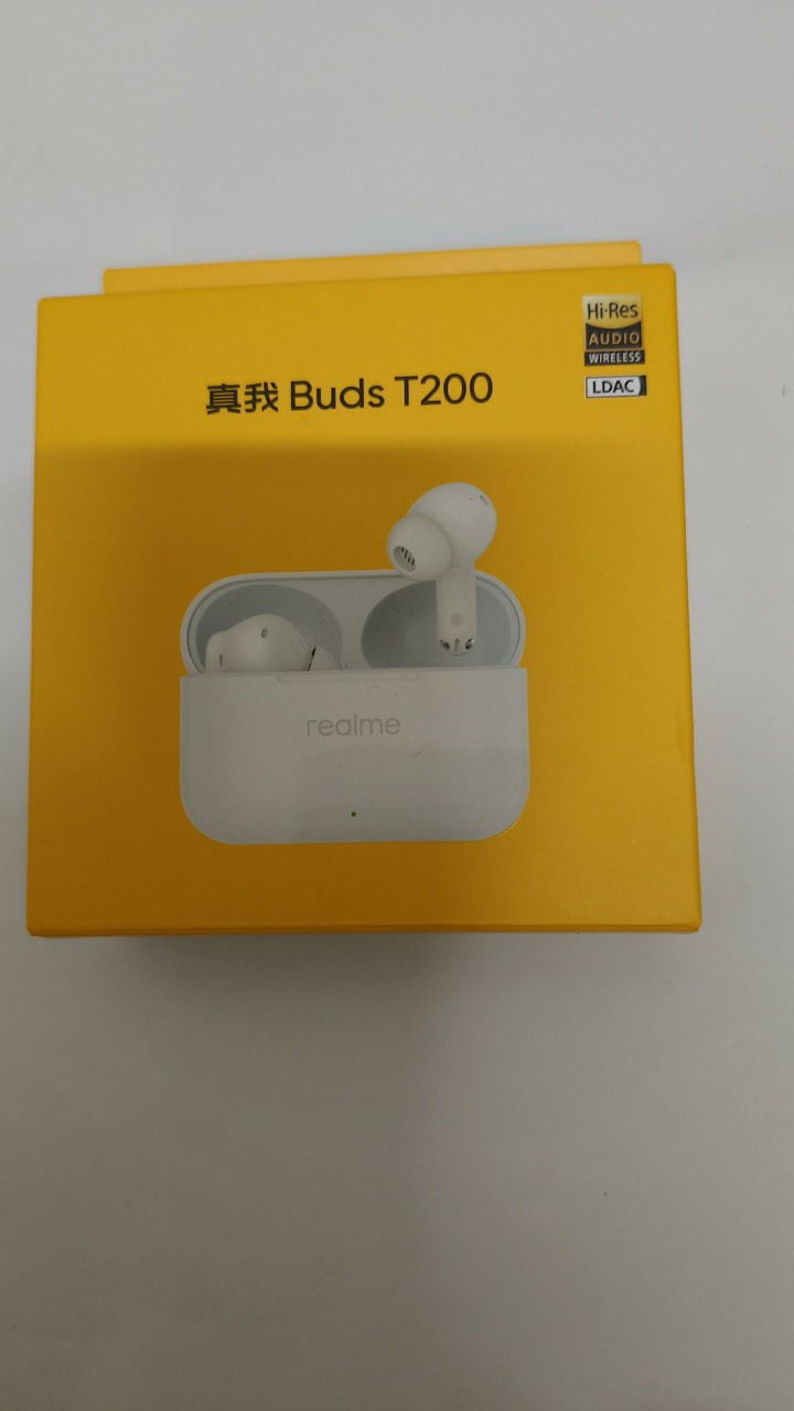 Realme Buds T200 藍牙耳機 白色 入耳式降噪耳機