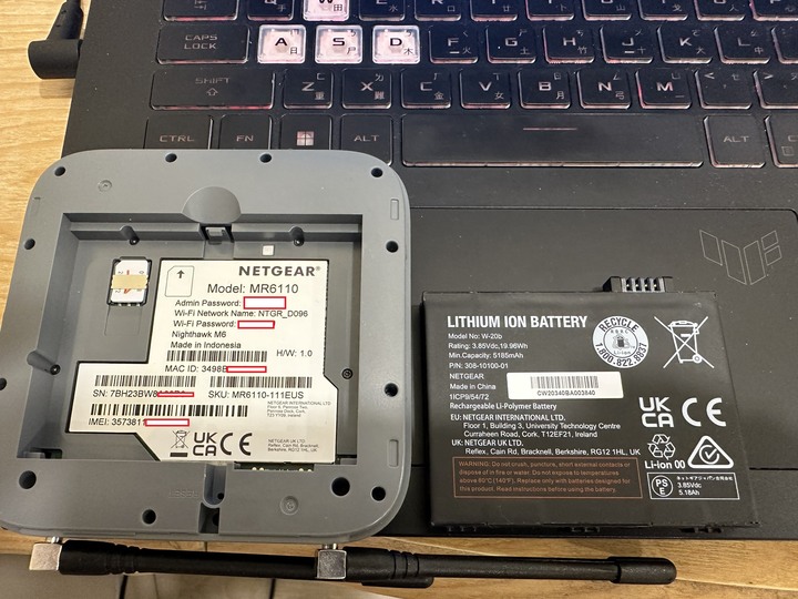 Netgear M6歐版 MR6110-111EUS 4/5G 行動分享器