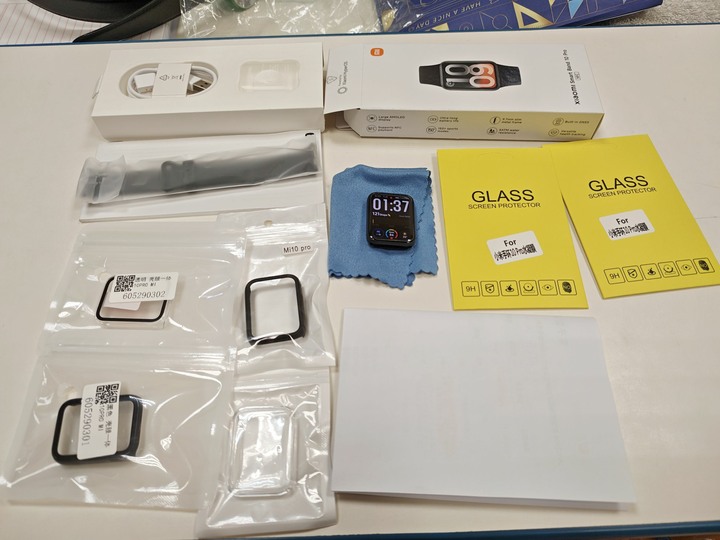 99%新 小米 Xiaomi 手環 10 Pro NFC 台灣公司貨 黑色 全配 支援悠遊卡 睡眠HRV 雙裝置同步顯示