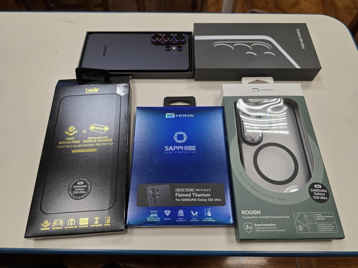 99%新 三星 SAMSUNG S26 Ultra 12GB/512GB 延長保固 Hoda全套 玻璃貼 鏡頭貼 手機殼
