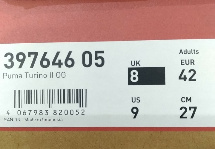 PUMA TURINO II OG 白黑 27cm 麂皮 運動鞋 男鞋 397646-05