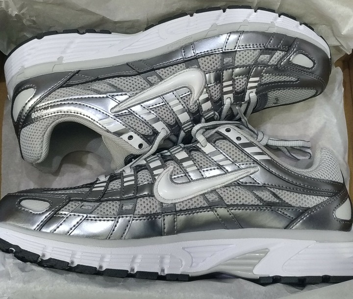 NIKE 慢跑 W P-6000 銀灰色 24.5cm 銀彈 女 IO3496-001
