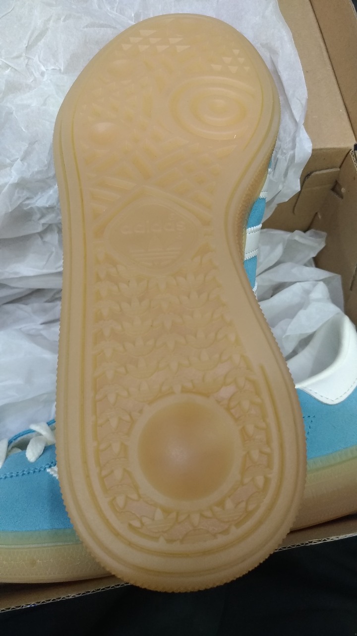 Adidas 愛迪達 Muenchen W 23.5cm 女鞋 藍 白 膠底 復古 休閒 JS3991