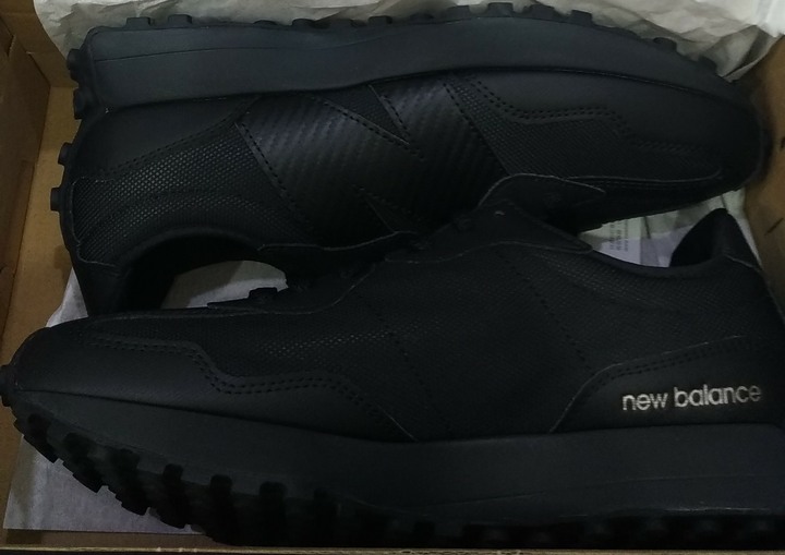 NEW BALANCE 327 NB 男鞋 28cm 黑色 復古 透氣 運動 休閒鞋 U327SCA