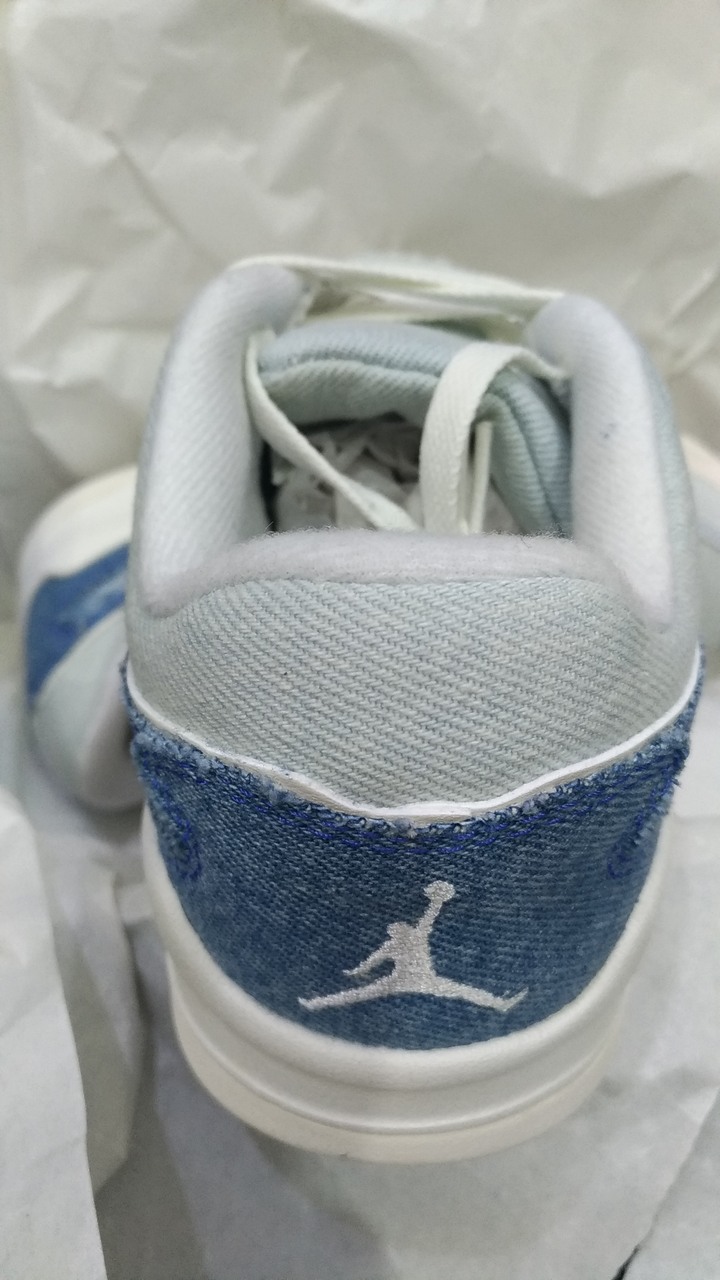 Nike 休閒 W Jordan Flight Court SE 24.5cm 女鞋 藍 單寧 喬丹 IB4414-100
