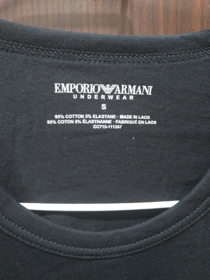 Emporio Armani EA 胸前LOGO S號 短T