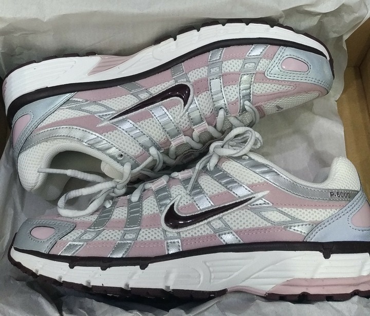 NIKE W P-6000 金屬銀粉 24.5cm 耐吉 休閒鞋 女鞋 運動鞋 復古鞋 IM6026-121
