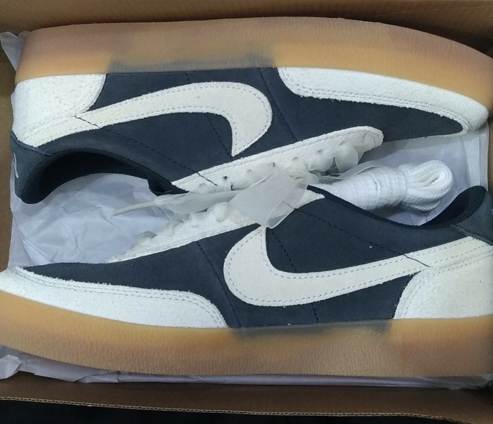 Nike 休閒 Wmns Killshot 2 女鞋 24cm 米白 黑 復古 麂皮 低筒 膠底 HV5762-045