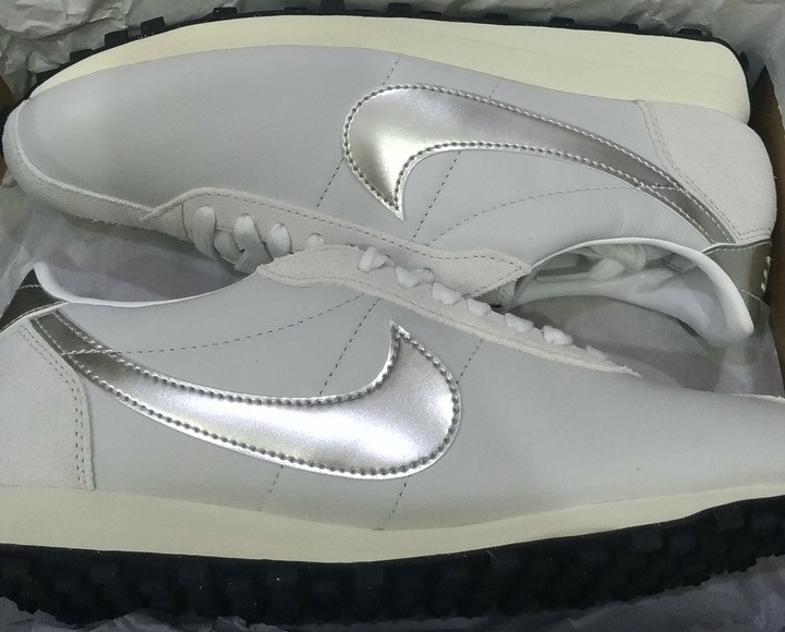 Nike 休閒 LD-1000 男鞋 28cm 灰 銀 米白 復古 皮革 IQ1125-001
