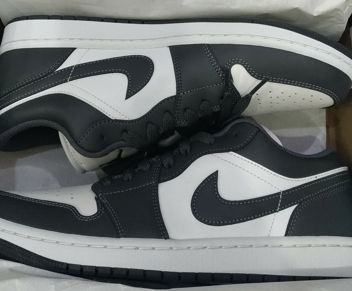 NIKE 耐吉 28cm Air Jordan 1 Low 男鞋 深灰 AJ1 低筒 一代 553558-044
