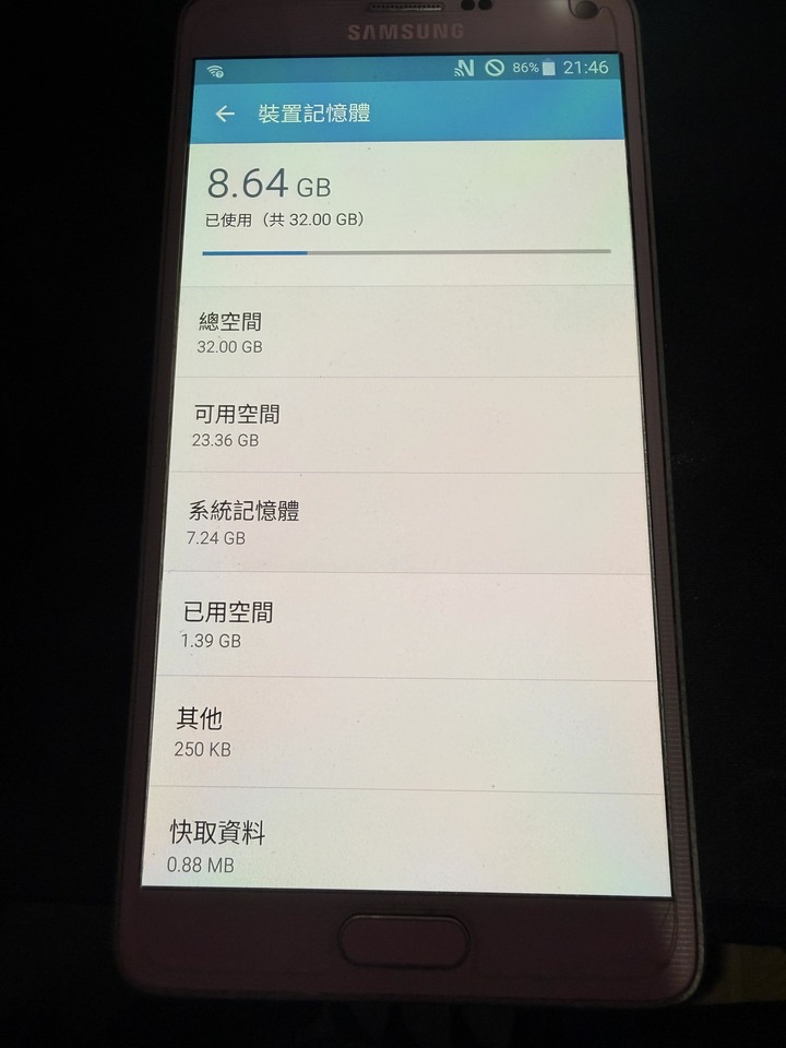 Samsung Galaxy note4 32G粉色