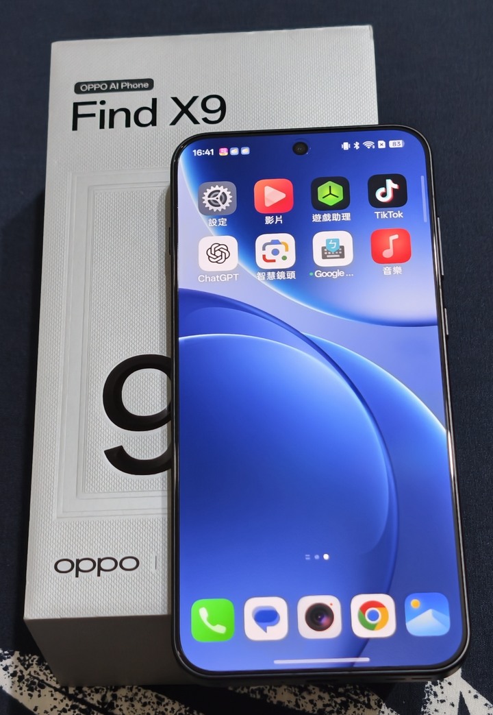 OPPO find x9 黑色 12G/256G 台版 保固中