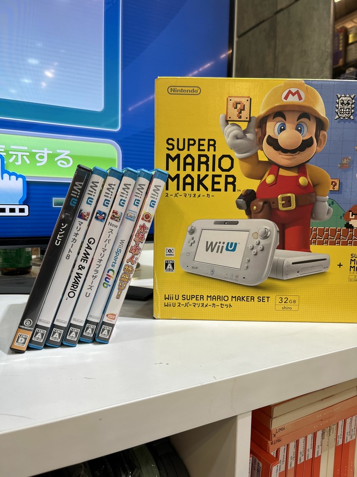 Nintendo Wii U 32g 附2遙桿 遊戲六片如圖 功能正常 使用中 現場可測 自取 不議