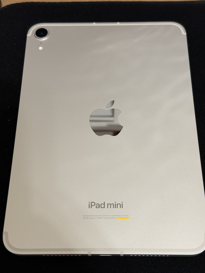 ipad mini 7 512G LTE 行動網路 星光色 台灣公司貨
