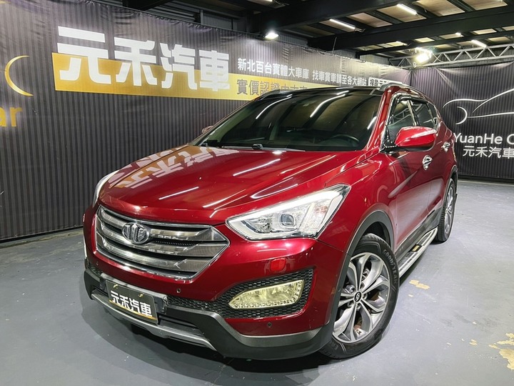(5)正2014年出廠 Hyundai Santa Fe 2.2皇家款7人座 柴油 金屬紅