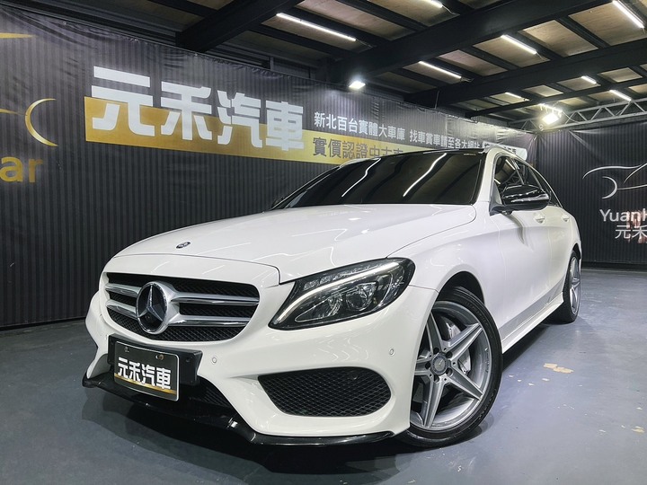 (20)正2015年出廠 S205型 M-Benz C-Class Estate C250 AMG Line 2.0汽油 純淨白