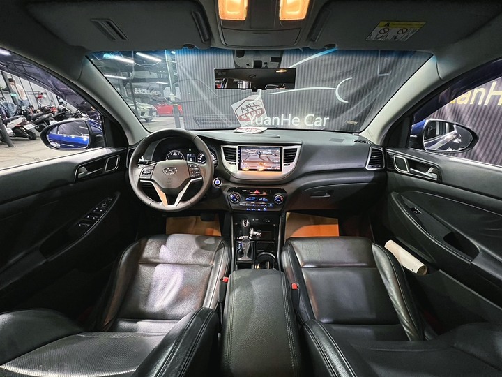 (208)正2017年出廠Hyundai Tucson 2.0 時尚版 汽油 暗夜藍