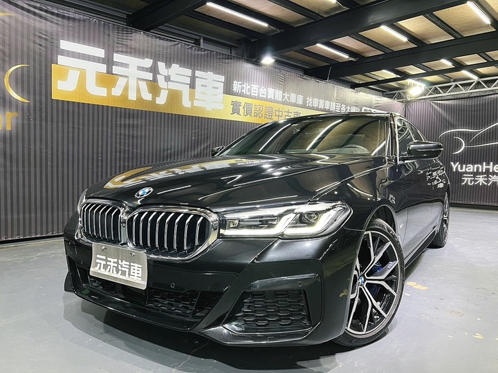 (150)正2021年出廠 G30型 BMW 5-Series Sedan 530i M Sport 2.0h 油電 珍珠黑