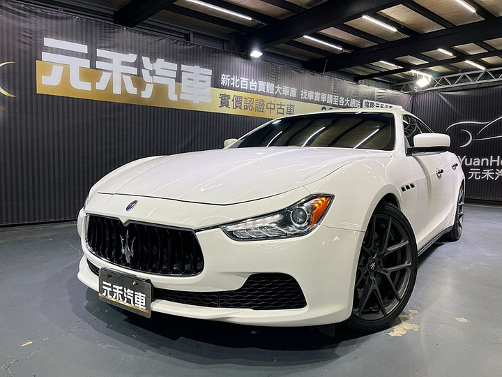 (150)正2014年出廠 Maserati Ghibli 3.0 V6 Premium 汽油 星耀白