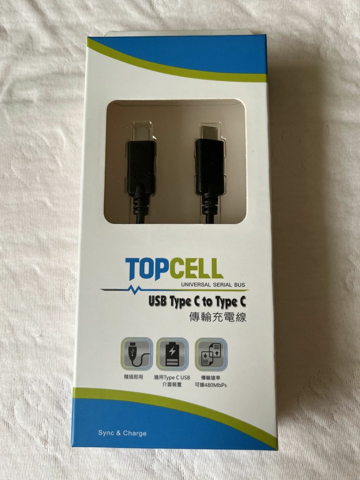 全新 手機充電線 手機傳輸線 USB2.0 type-c 1米