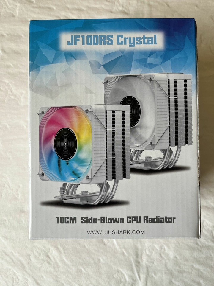 全新 九鯊 JIUSHARK JF100RS 白色 無光版 CPU散熱器