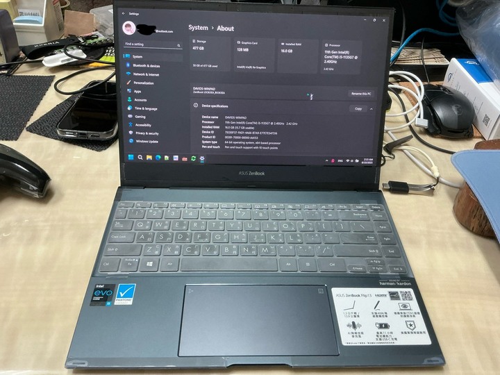 [二手]BX363E i5-1135g7 16g/512g