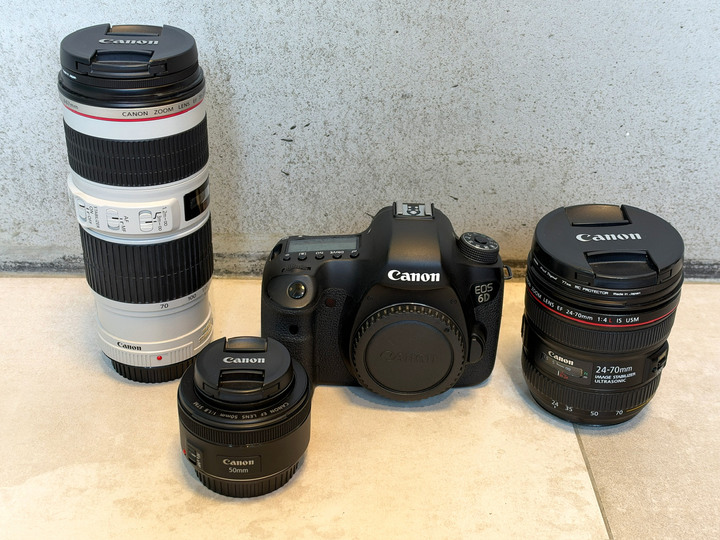 Canon EOS 6D 全片幅完整攝影組｜24-70 F4L IS＋70-200 F4L IS＋50 F1.8 STM