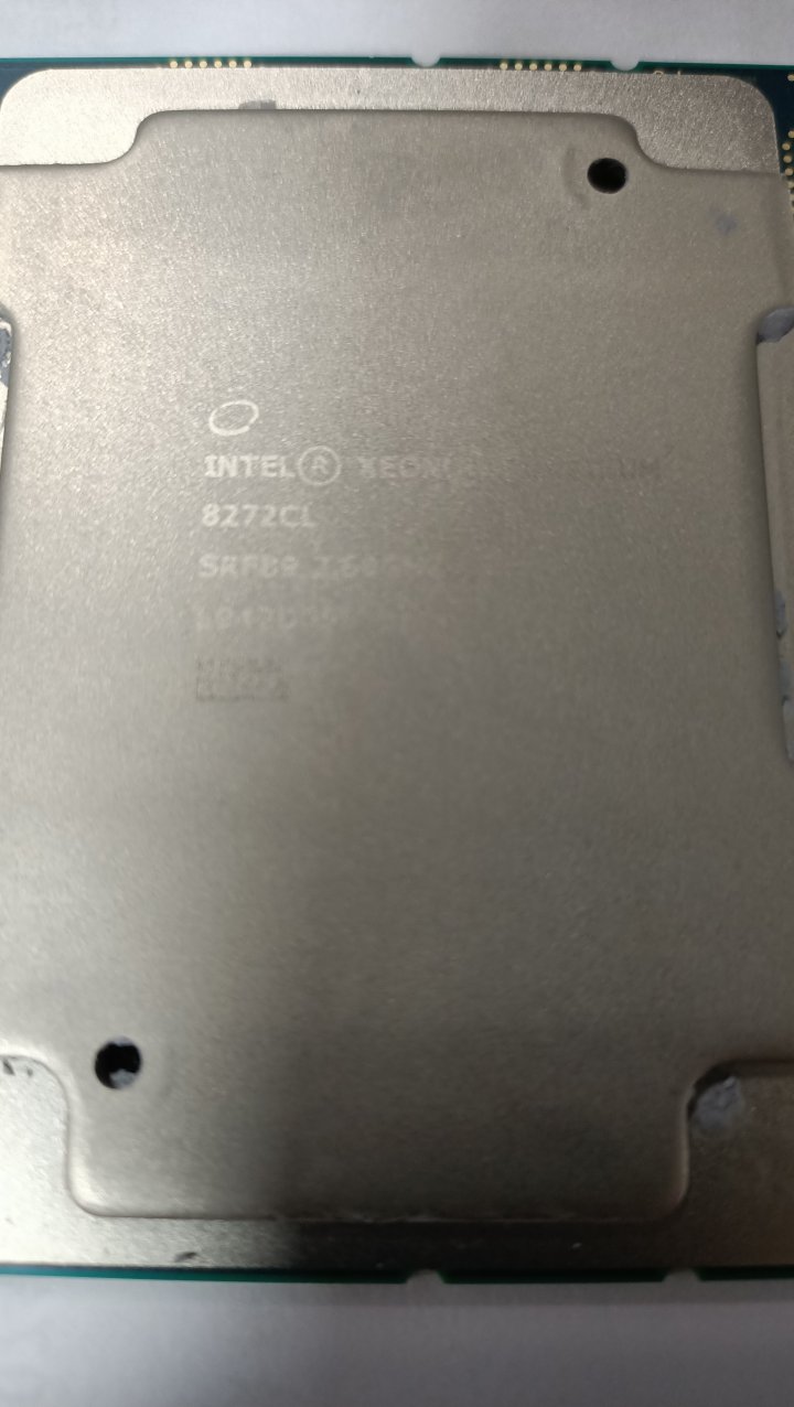 Intel Xeon Platinum (白金級) 8272CL 2.6GHz 正式版伺服器CPU