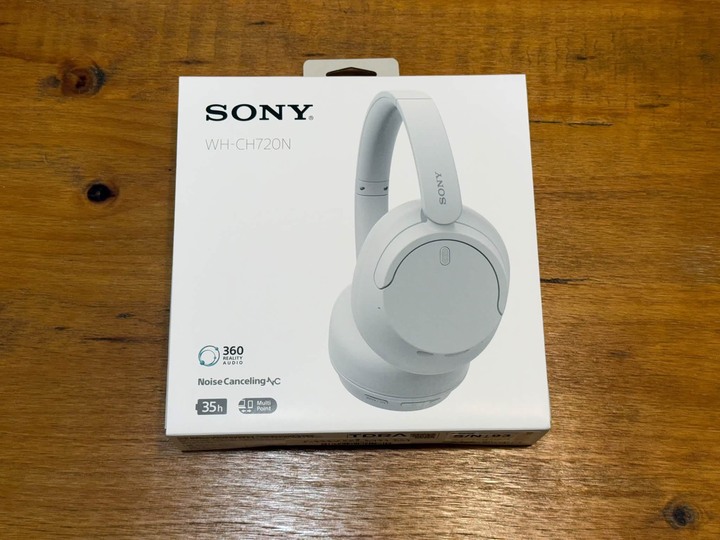 Sony WH-CH720N／無線降噪耳罩式耳機（白色）