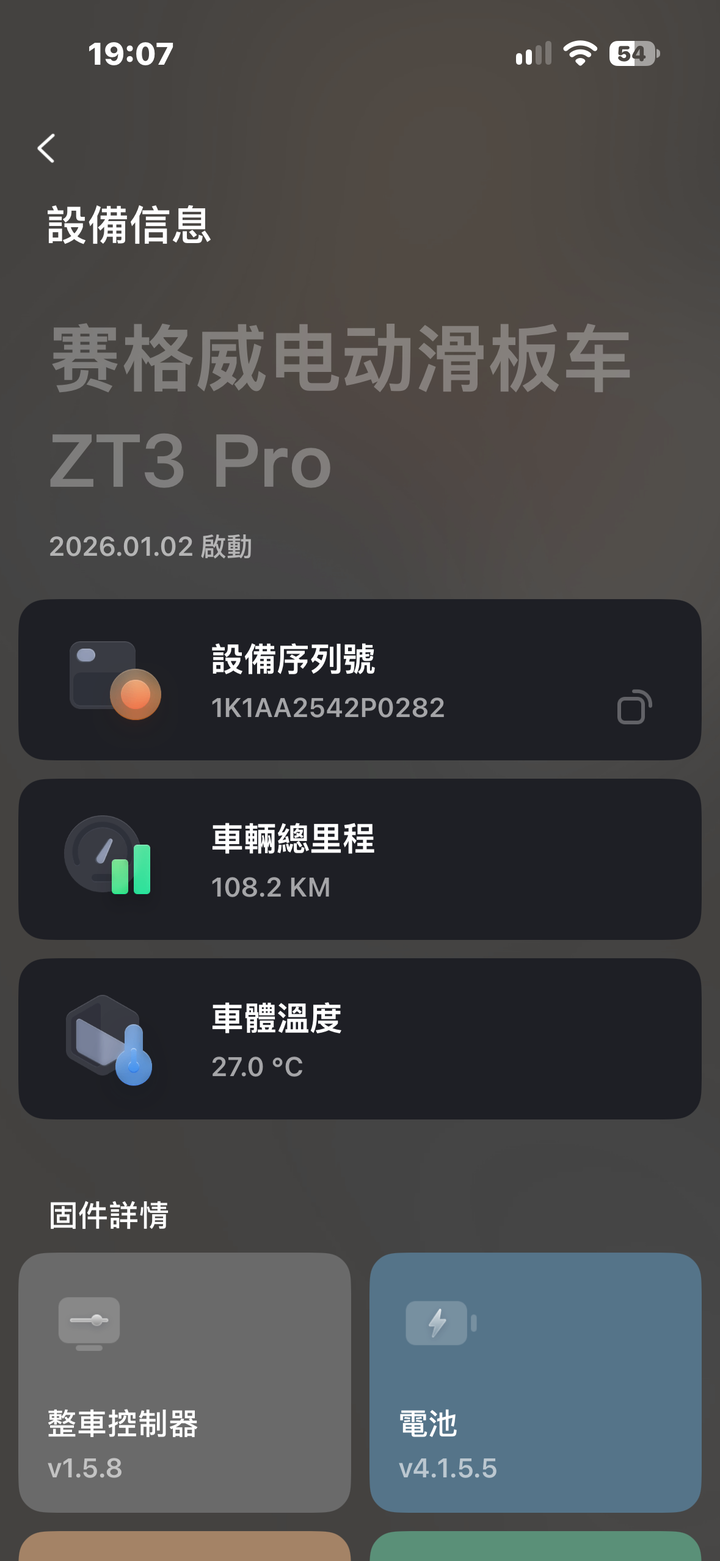 SEGWAY ZT3 PRO "台版" 2026.1月 電動滑板車