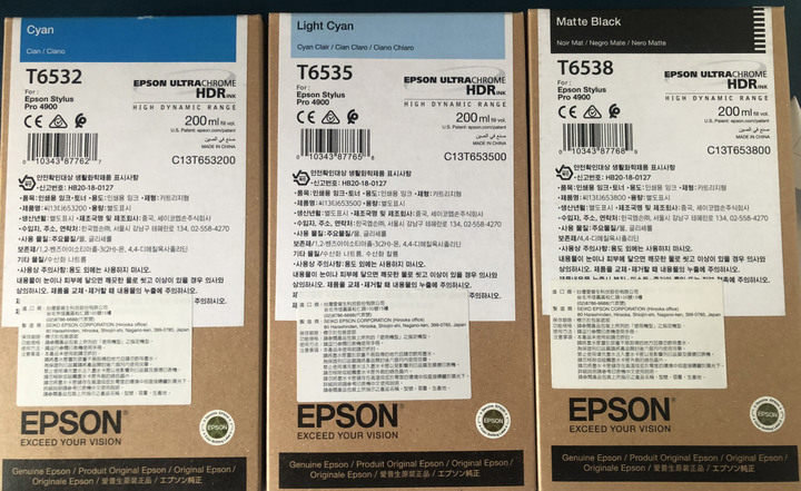 EPSON 大尺寸印表機Stylus Pro 4900 墨水