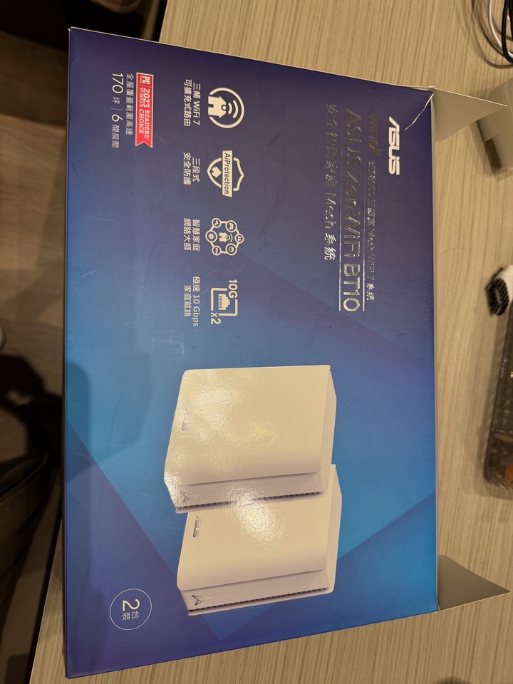 【二手極新】ASUS ZenWiFi BT10 WiFi 7 旗艦 Mesh 路由器