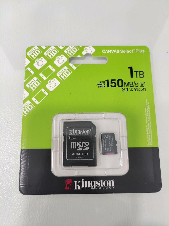 Kingston 金士頓Canvas Select Plus 1TB 記憶卡