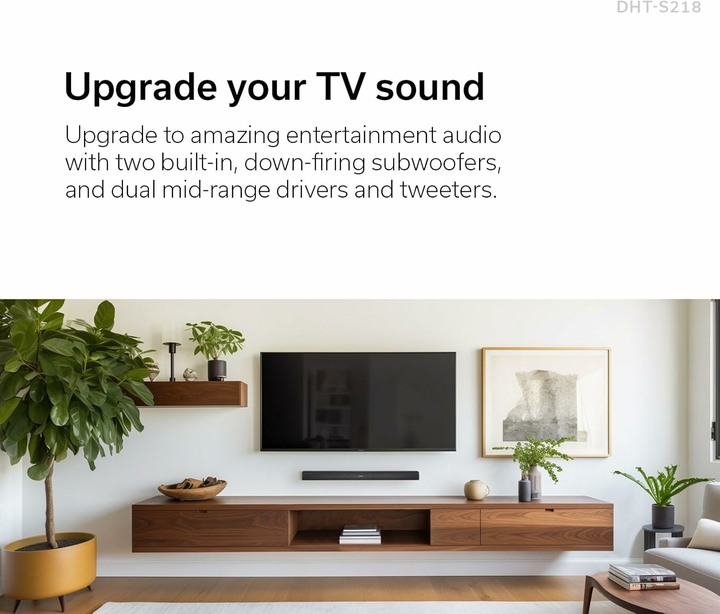 天龍Denon DHT-S218 全音域杜比全景聲 Soundbar