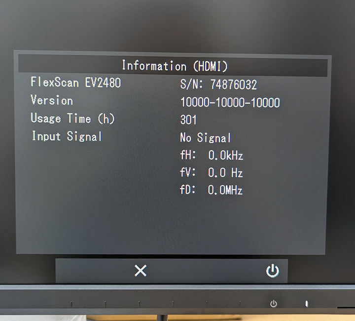 EIZO 24吋 FlexScan EV2480 二手保固中