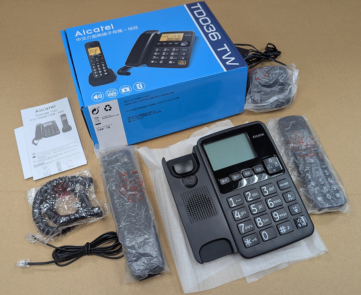 ALCATEL TD036 TW 子母電話機