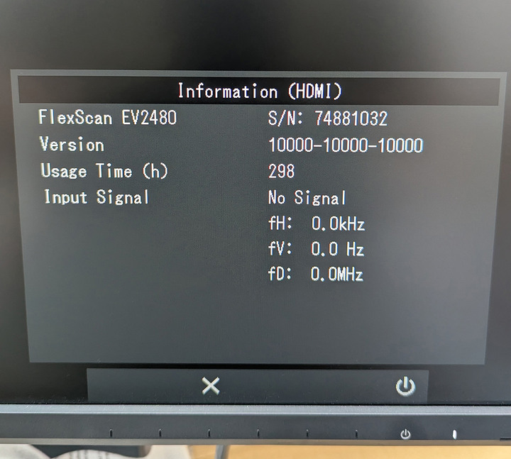 EIZO 24吋 FlexScan EV2480 二手保固中