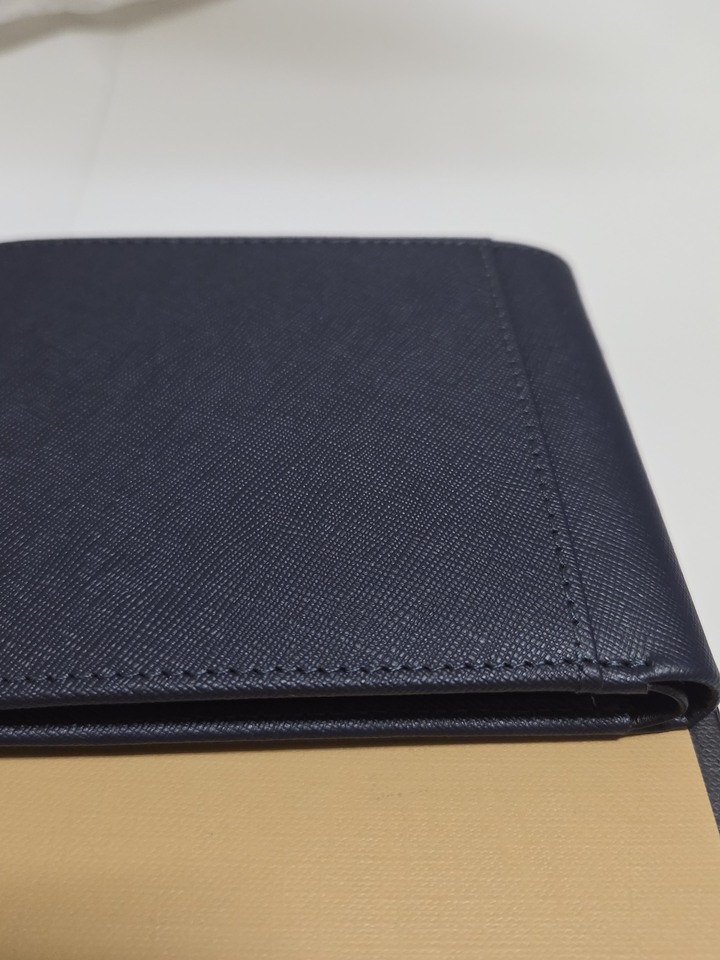 小金牛 Braun buffel Ikon系列 藍色5卡透明窗短夾