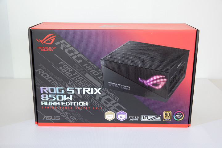 ROG STRIX 850W AURA EDITION 金牌 電源供應器 ATX3.0 全新品 拆封檢查 保固10年