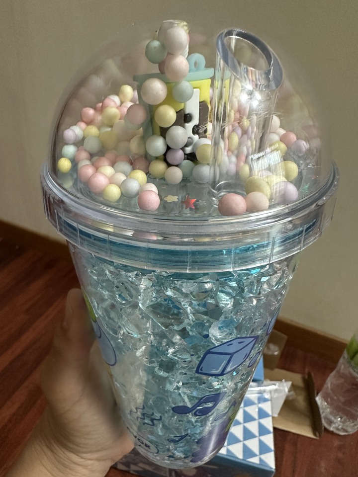 [售] 可愛造型.吸管杯 (450ml)（全新）
