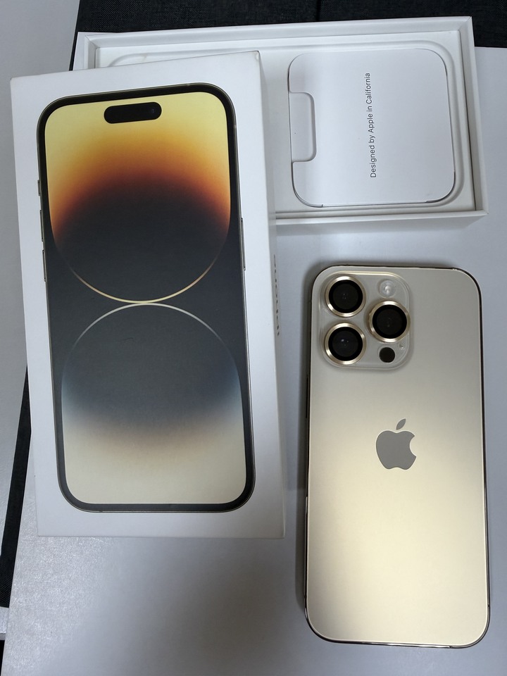 [售] iPhone 14 Pro 128G（金) (使用未滿一年）無修無拆