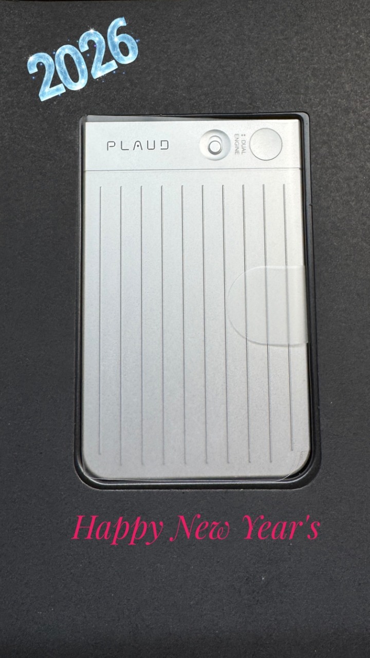 【Happy New Year 】LINE通話錄音神器 PLAUD NOTE AI 智慧錄音卡 9成9新