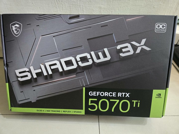 微星RTX5070Ti 16G SHADOW 3X