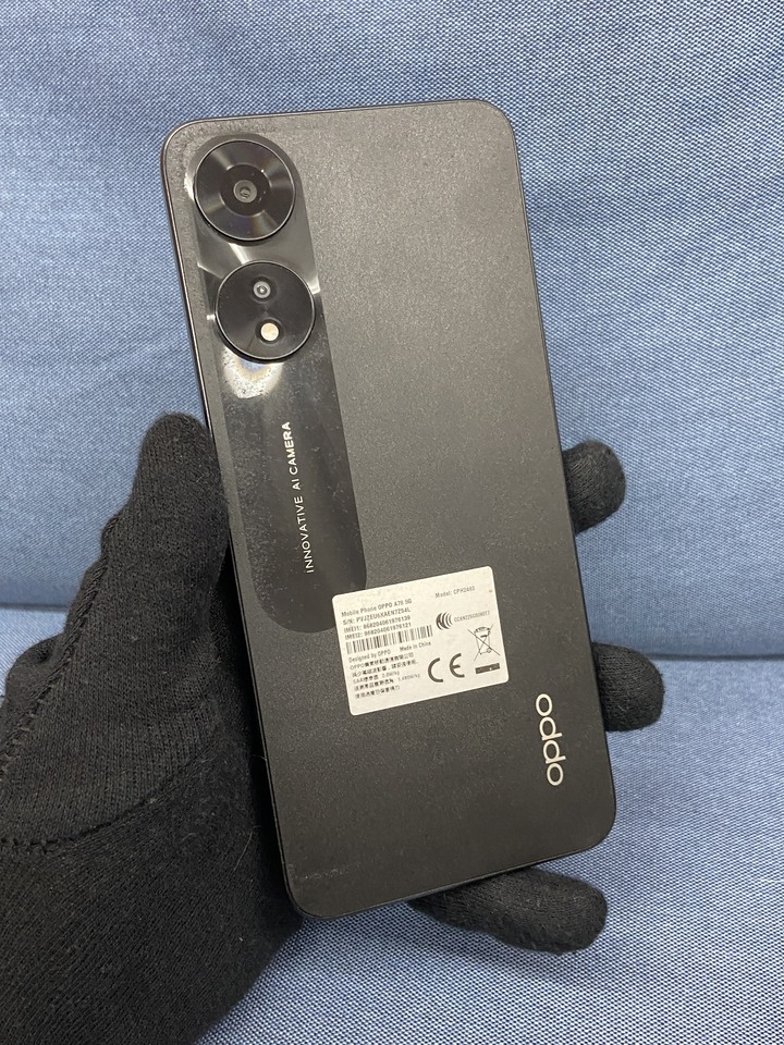 OPPO A78 5G 4G+128G 5G歐伯美顏手機 黑色
