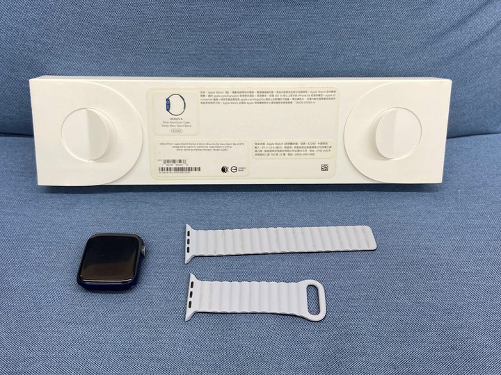 Apple Watch S6 Series 6 GPS 44mm蘋果手錶 大顆 藍色 K3J2Q1