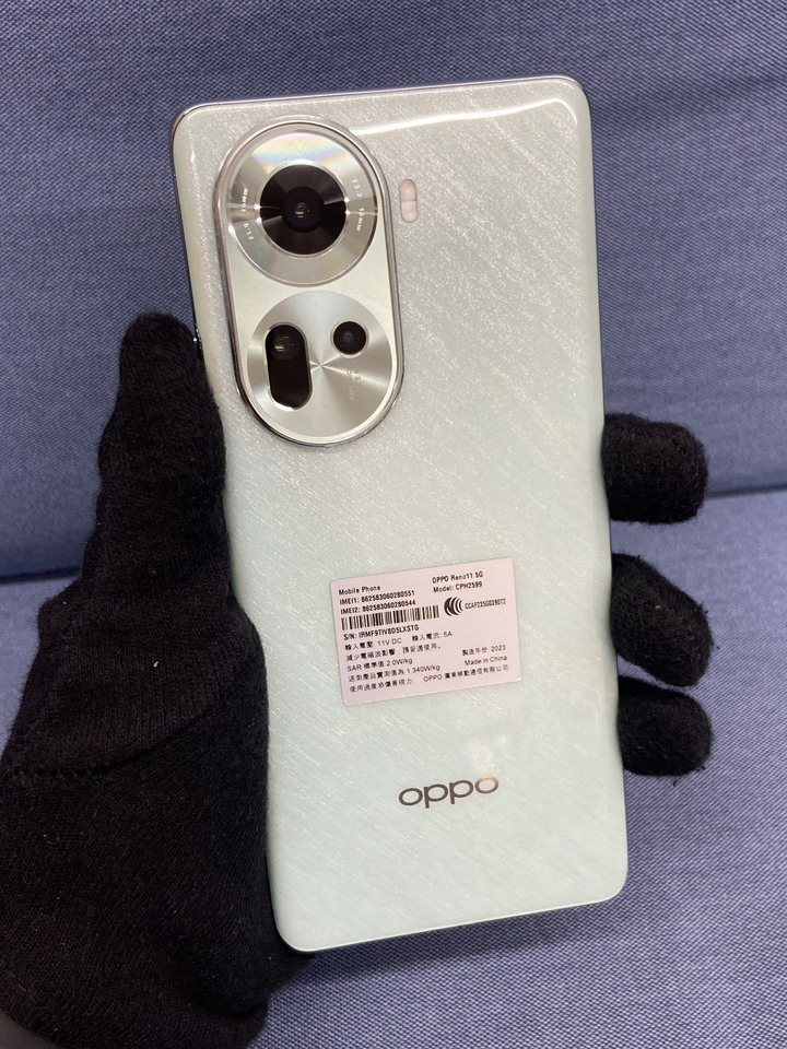 OPPO Reno 11 8G+256G 旗艦綠色雙曲面手機 Reno11 單手機