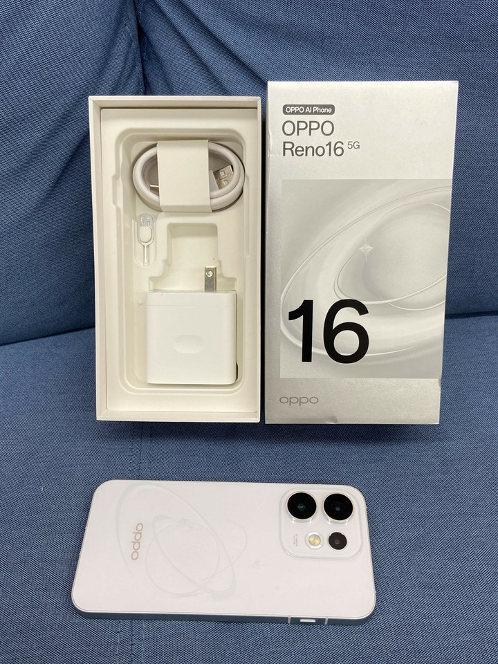 保固內OPPO Reno 16 12G+256G Reno16 旗艦白色手機 台灣公司貨