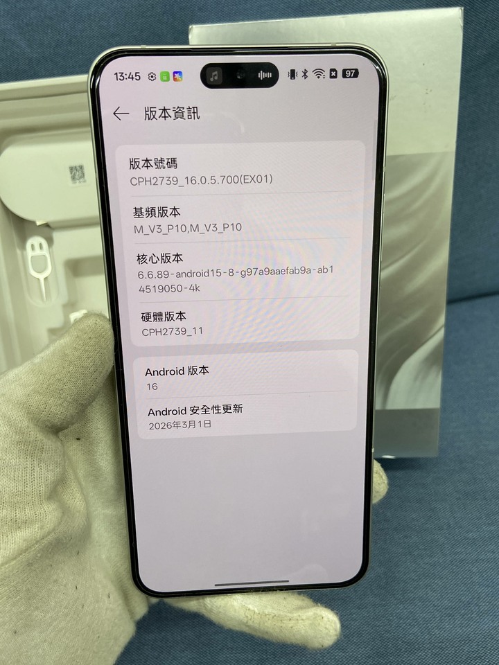 保固長OPPO Reno 14 Pro 12G+512G Reno14 旗艦白色手機 Reno14 Pro