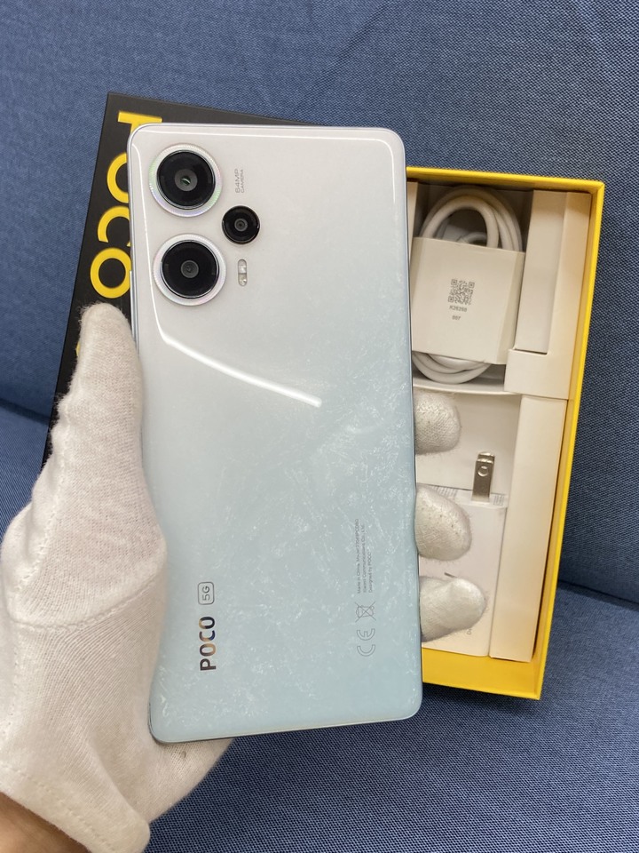 POCO F5 12G+256G 小米手機紅米 二手遊戲5G手機 盒裝充電器漂亮