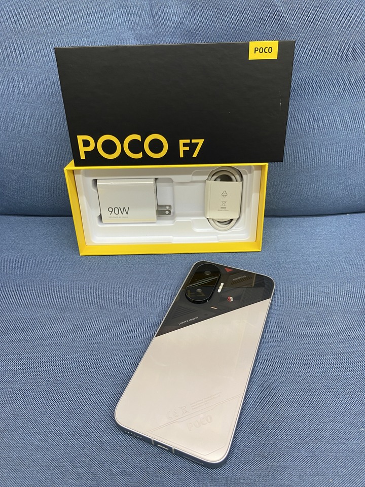 剛買兩年保固長 POCO F7 512G 小米手機 電競手機 大容量 銀色
